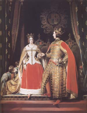 Queen Victoria and Prince Albert at the Bal Costume of 12 May 1842 (mk25)